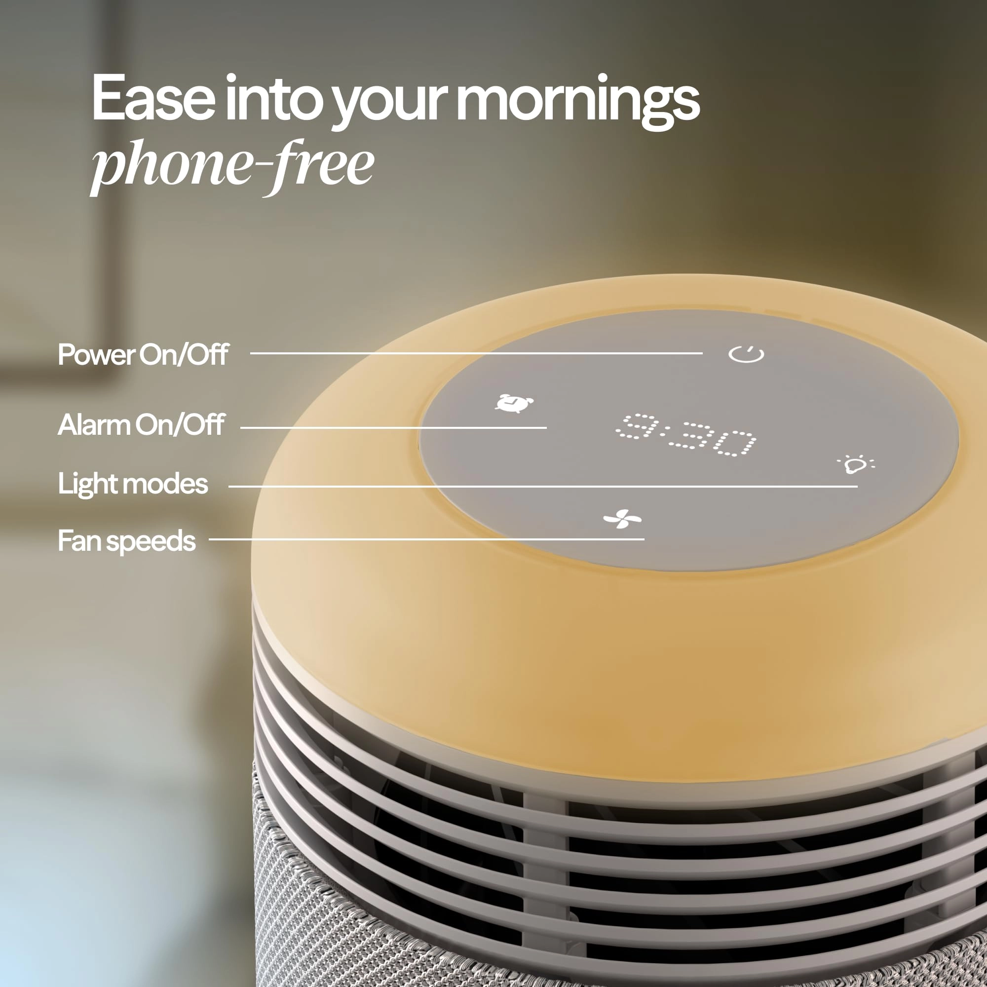 Mini Restful - HEPASilent Wake-Up Light USB-C Charging