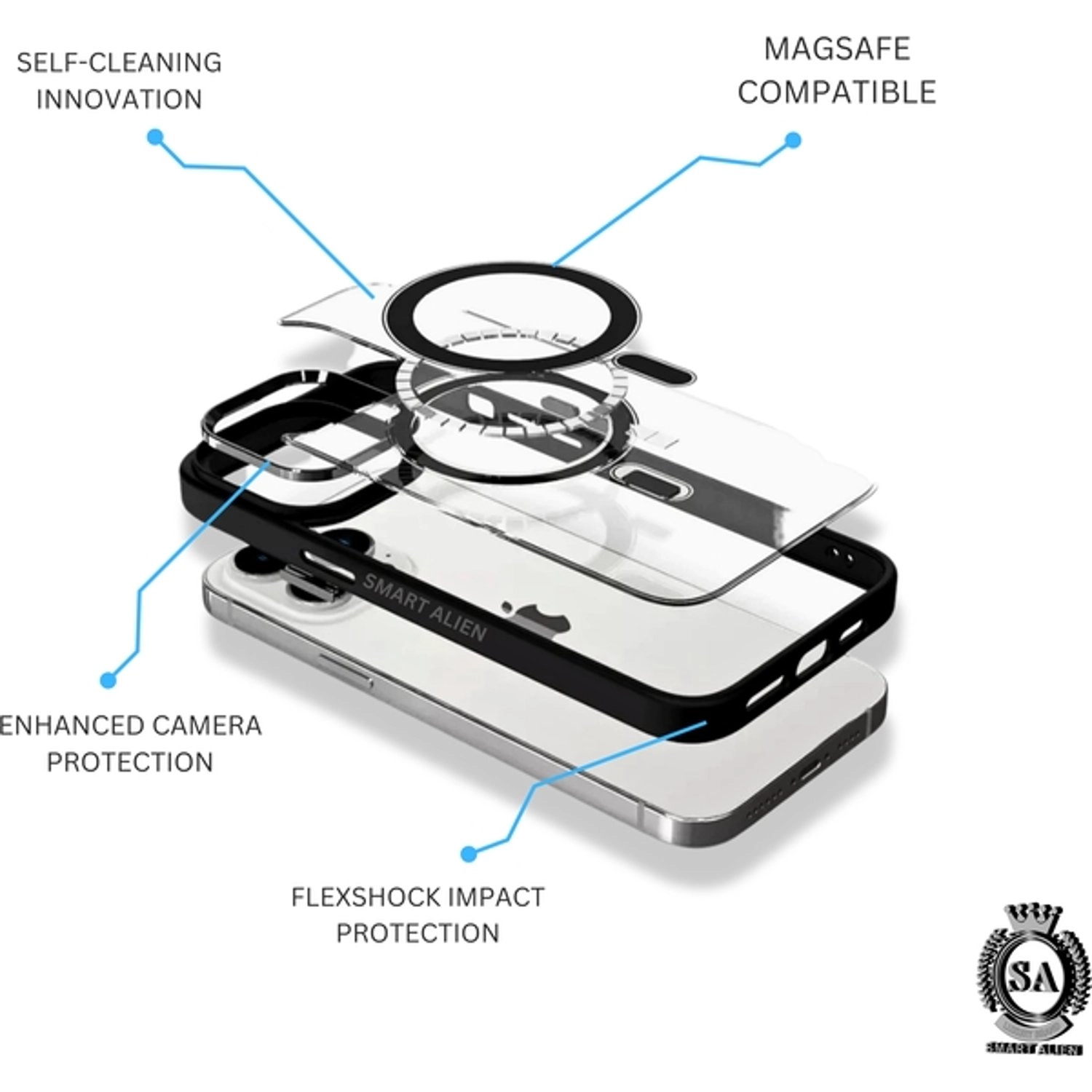 Case With Screen Protector iPhone 14 Pro