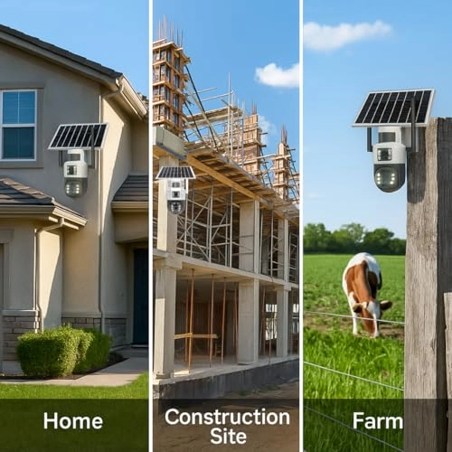 Wireless 4G Solar Security Camera 1080p