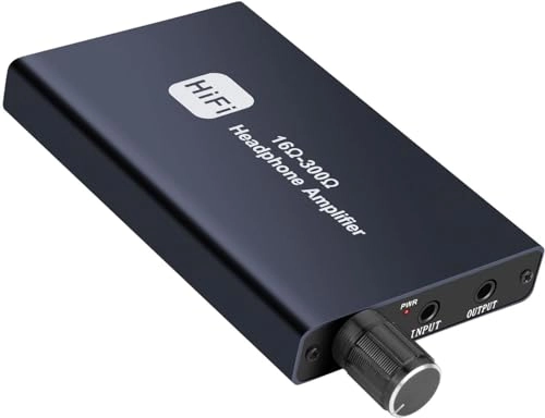 Headphone Amplifier - Two-Stage Gain Switch USB Rechargeable