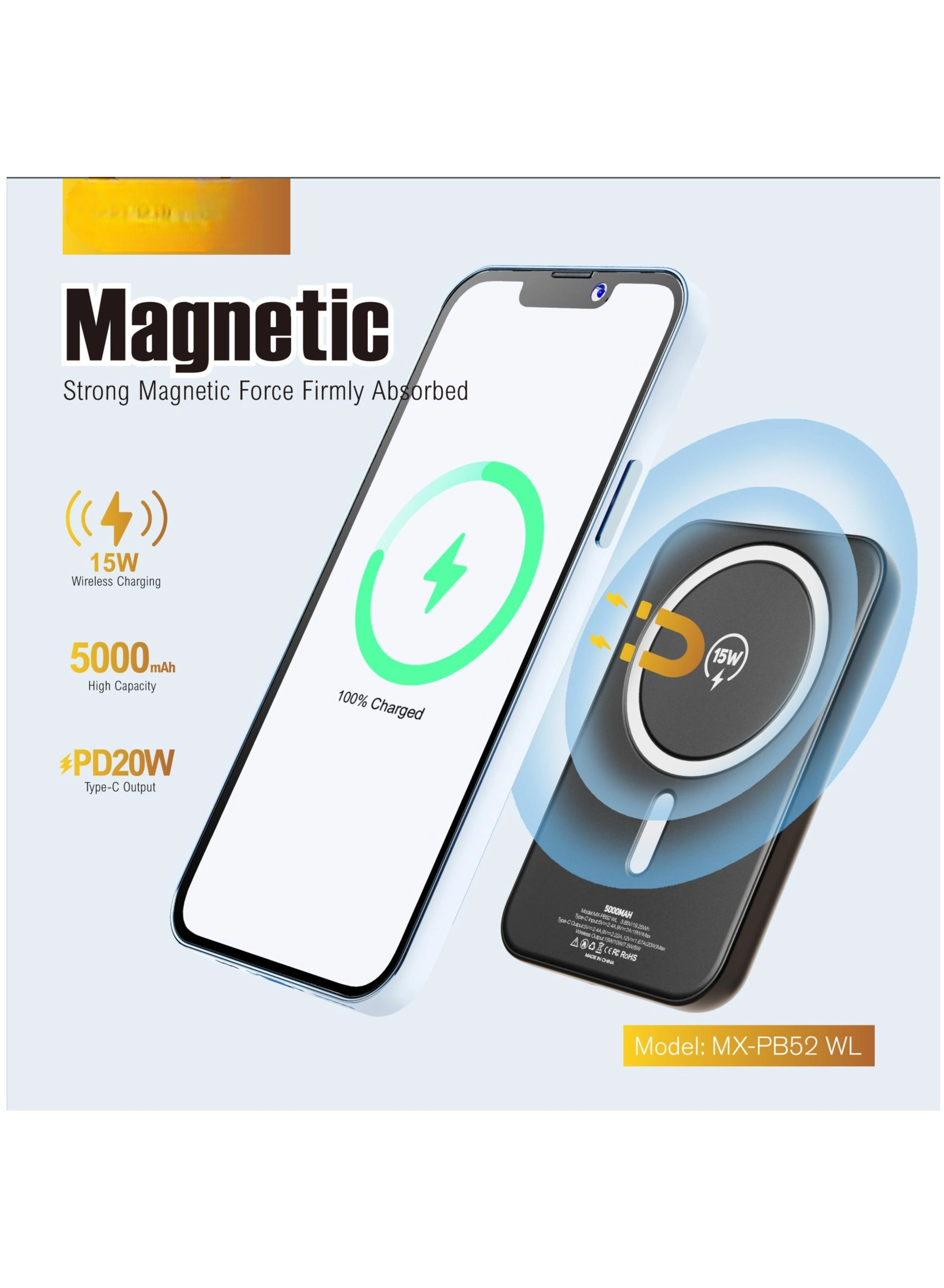 PB52 WL - 5000 Watt-hour 20 Watt True 1 True