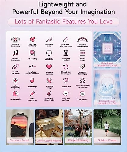 Bluetooth Over-Ear Headphones Wireless Headphone