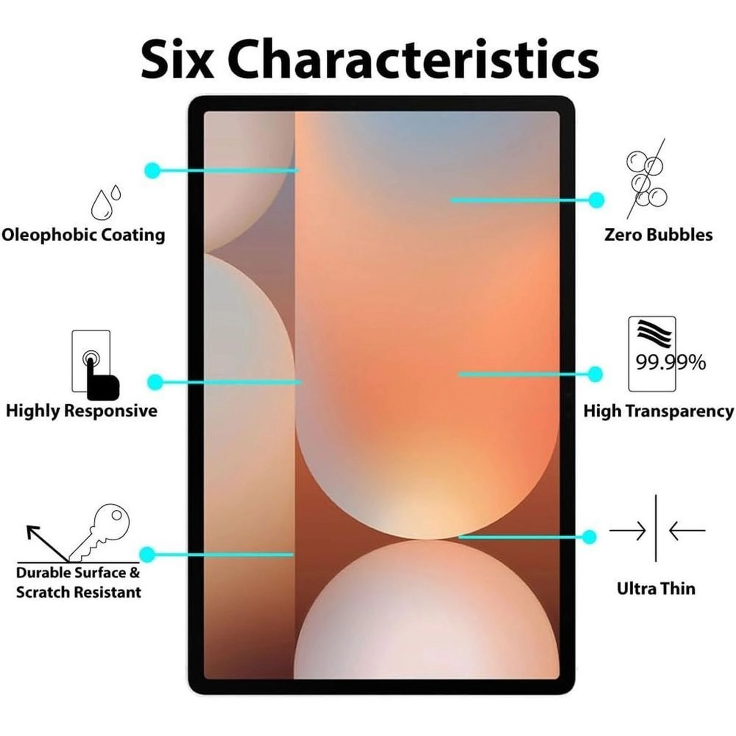 Sapphire Screen Protector for Galaxy Tab S10 Plus