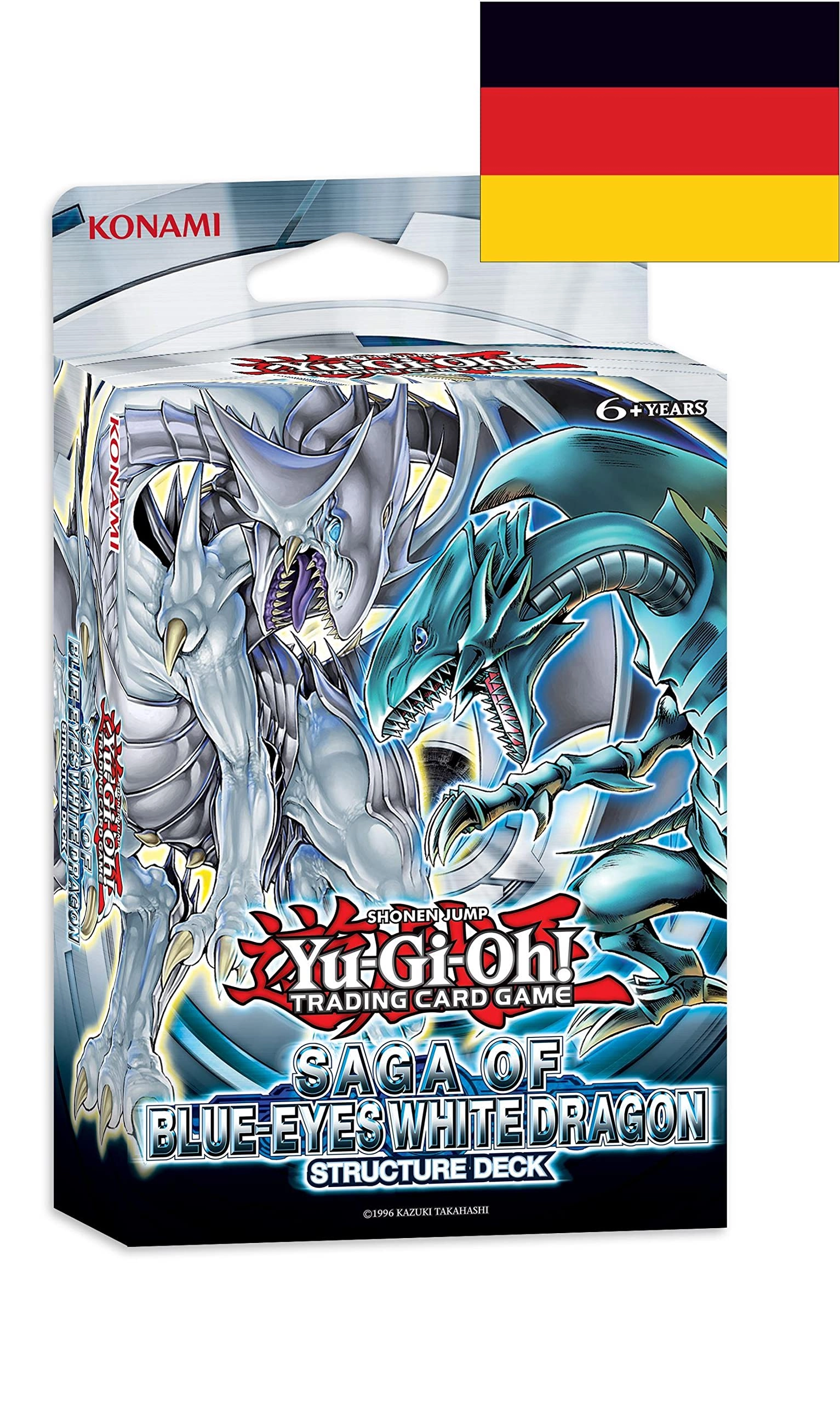 KNMI Structure Deck: Saga of Blue Eyes White Dragon - German 1st Edition + Ultra Pro Toploader