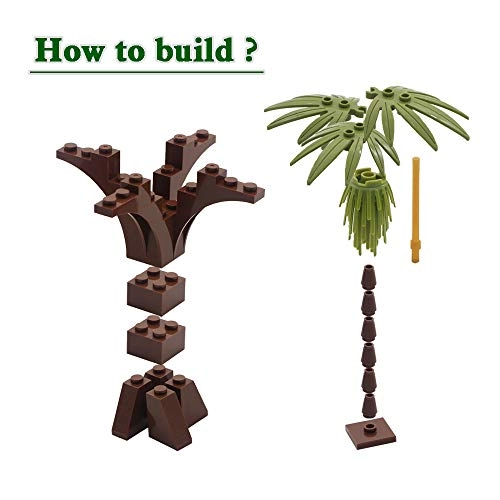 Plants Tree Accessories Jungle - 206 pcs