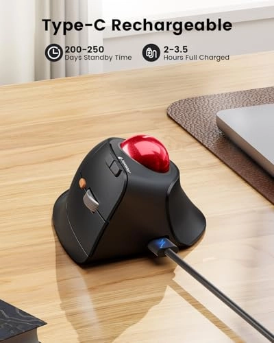 EM05 NL Trackball Mouse - Wireless
