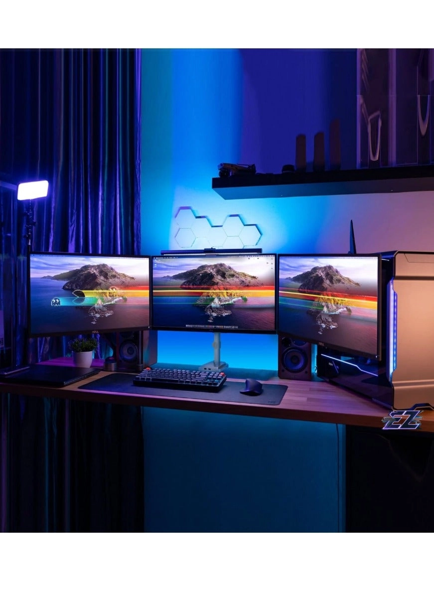 Triple Monitor Desk Mount - 3 32 Inches 75x75mm 100x100mm