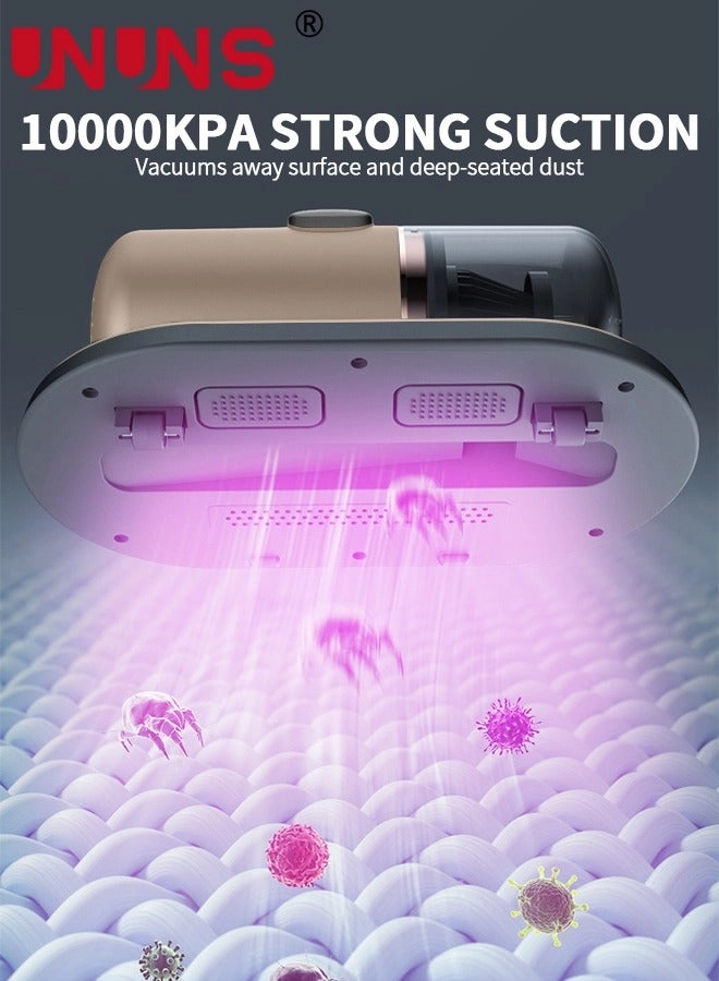 Bed UV Vacuum Cleaner - 12KPa Black