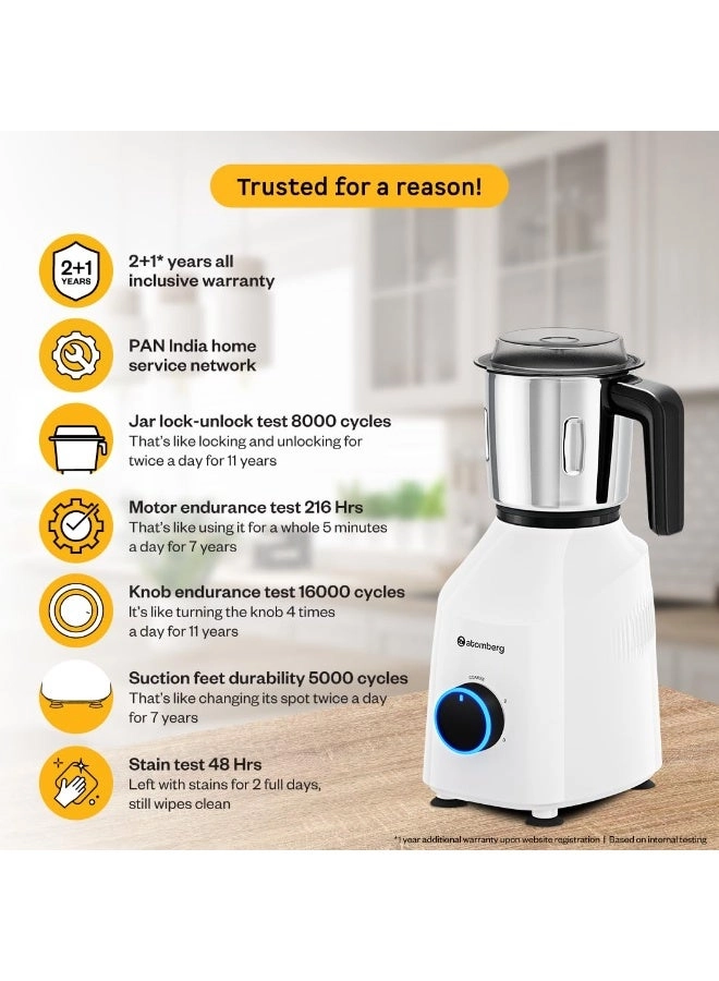 Yulia Mixer Grinder - 1.5 L 750 W