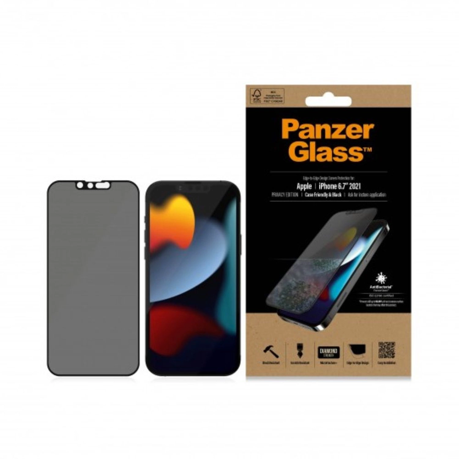 Privacy Tempered Glass Screen Protector for iPhone 13 Pro Max