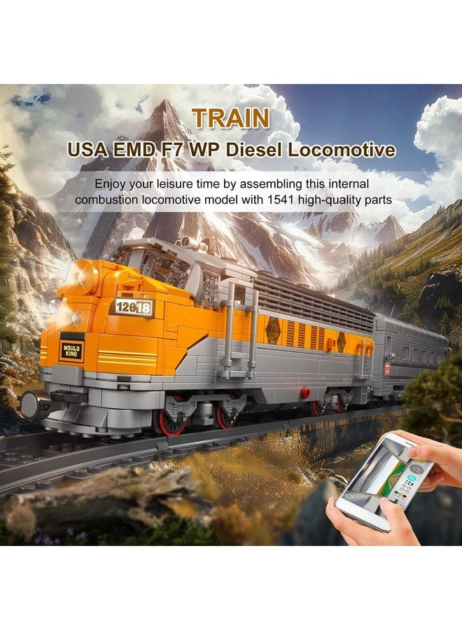 MOC EMD F7 (12018) - with Rail/Motor APP Remote Control