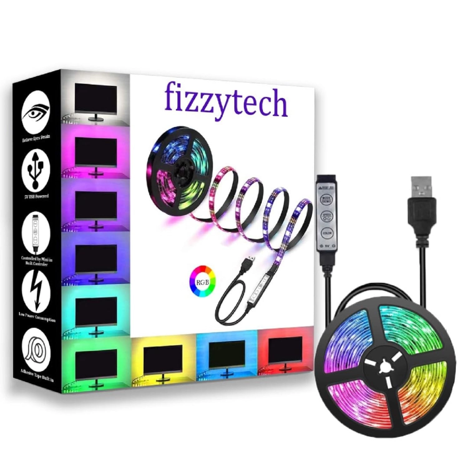FIZZYTECH, fizzytech LED Strip Light - 1M