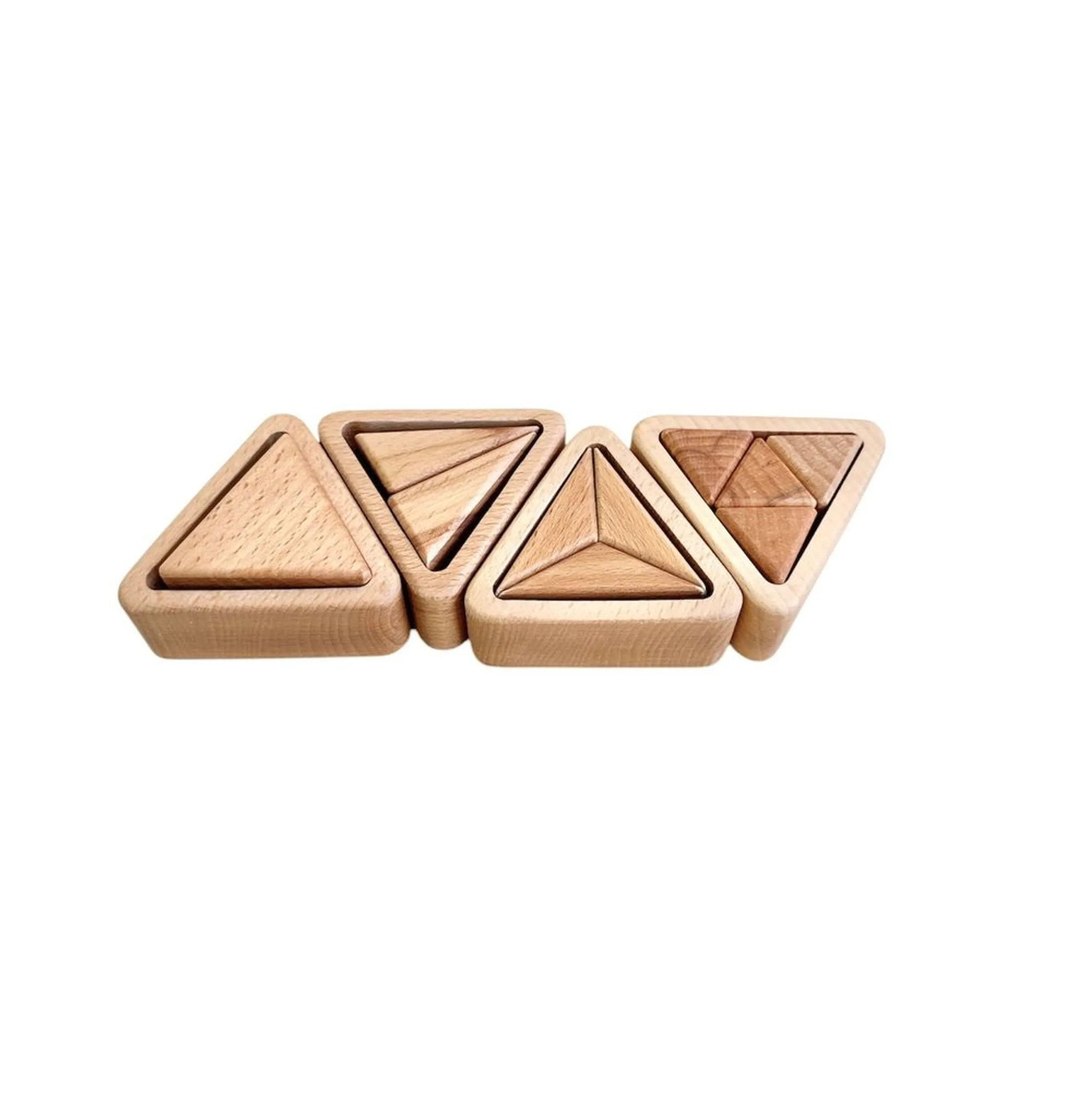 Fraction Cups Triangle - Suitable for 3 years and above 14 Pcs