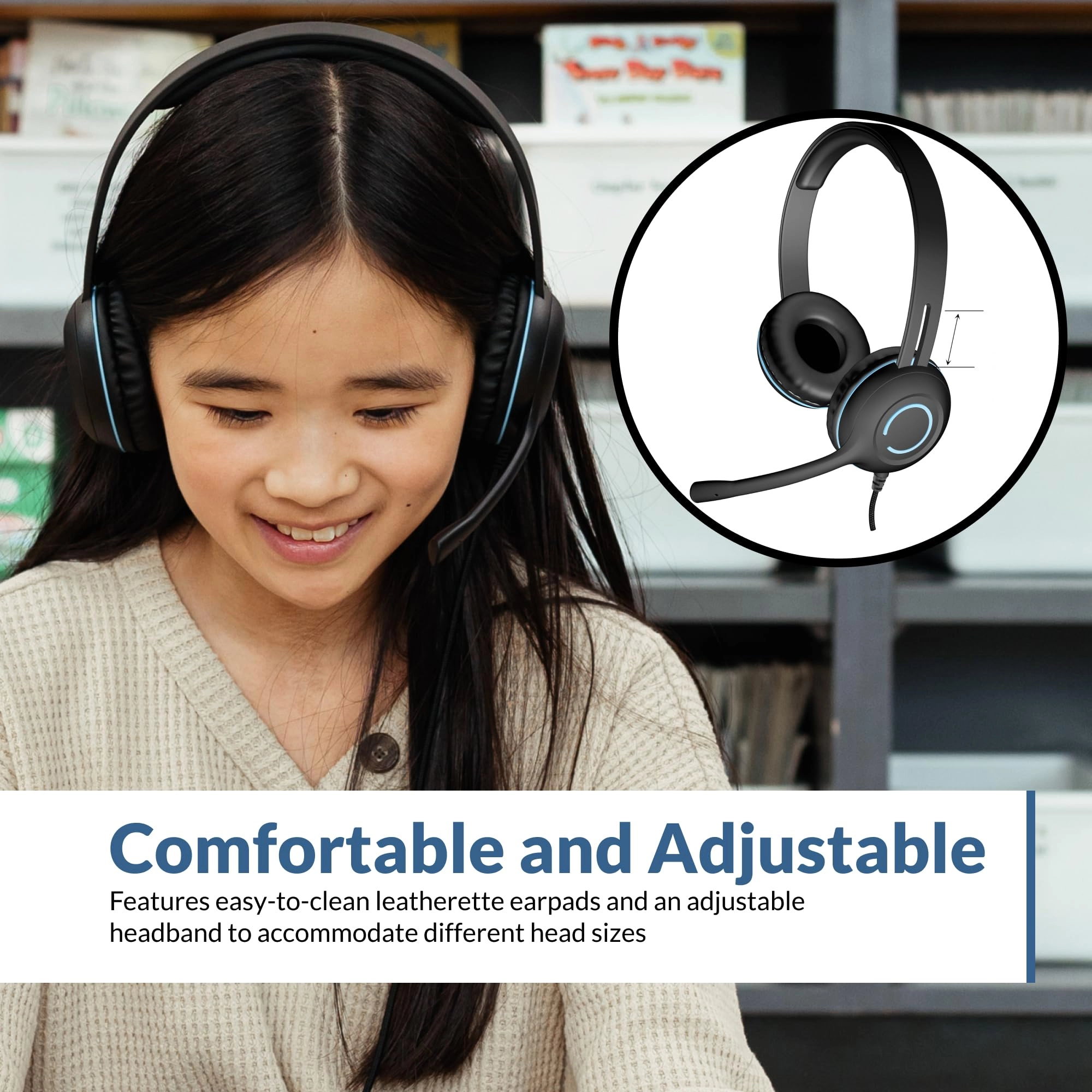 AC-5014 Wired Headset 5 Pack