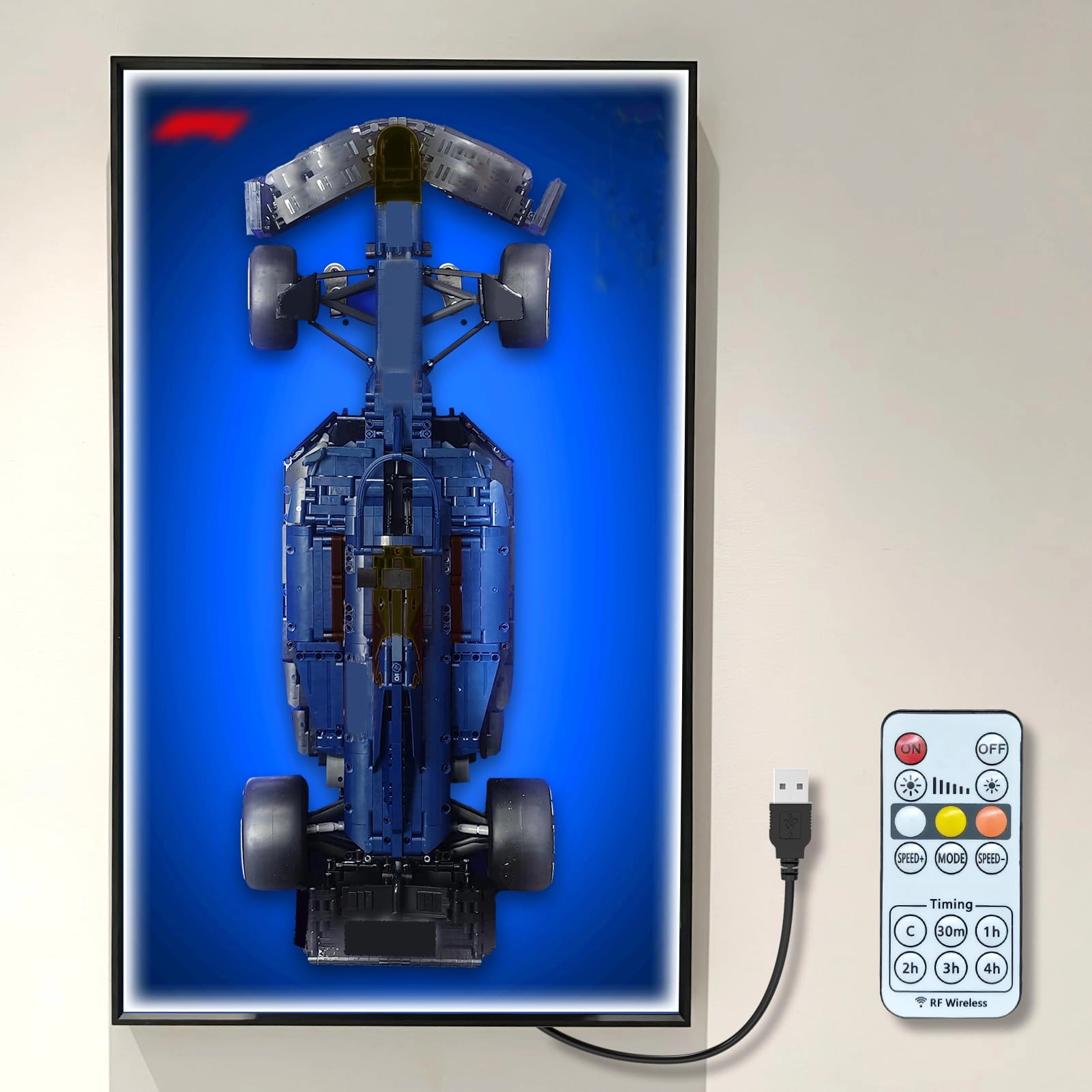 NOVDA Display Wall Board (42206) - Technic Oracle Red Bull Racing