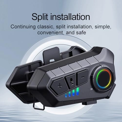 Motorcycle Helmet Bluetooth Headset - Bluetooth 5.3 IPX6 32H