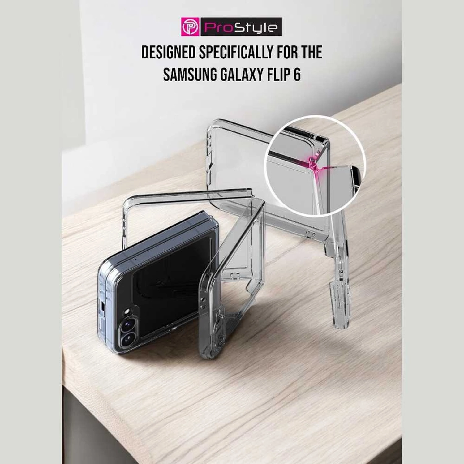 Clear Case for Galaxy Flip 6