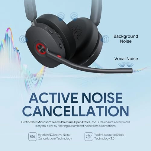 BH74 - Wireless Headset + Microfiber Cloth