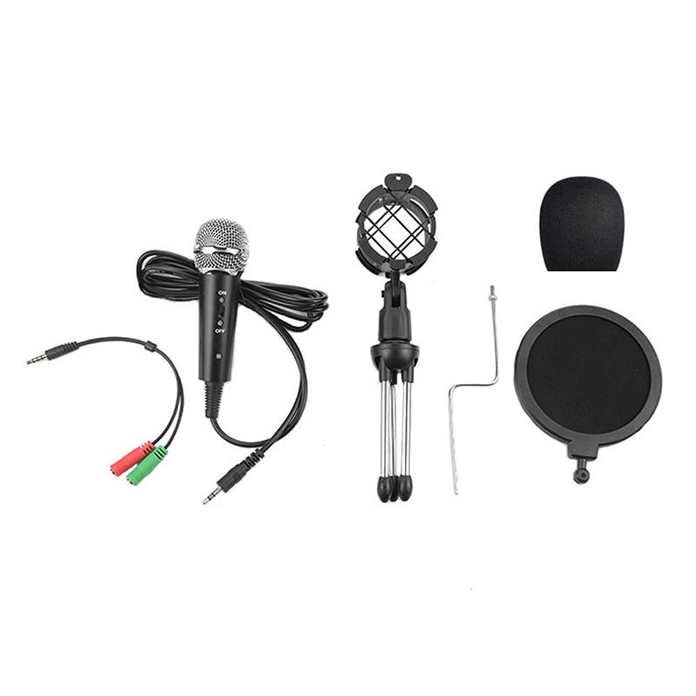 Multifunctional Condenser 3.5mm-Mini-Jack Microphone