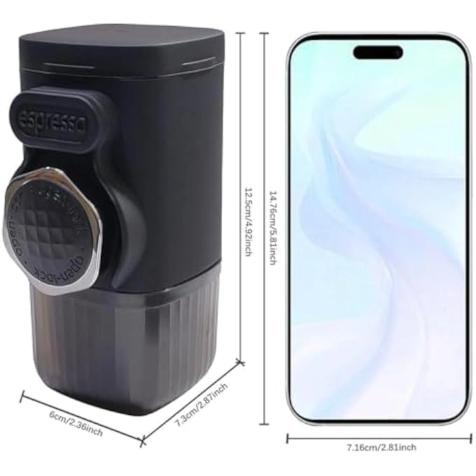 Portable Coffee Maker - 2 In 1 Handheld