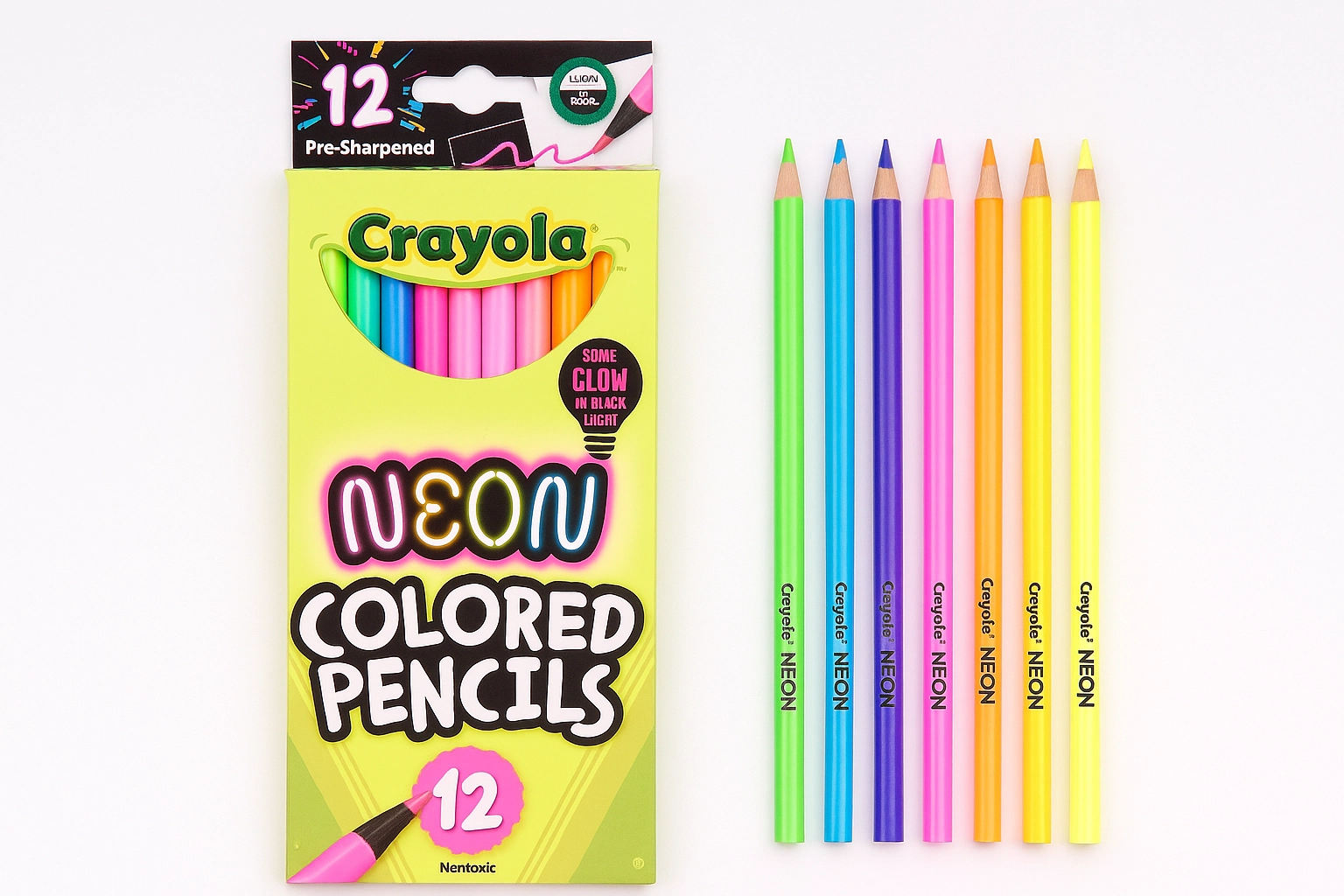 Crayola Neon Colored Pencils - 12 Pcs