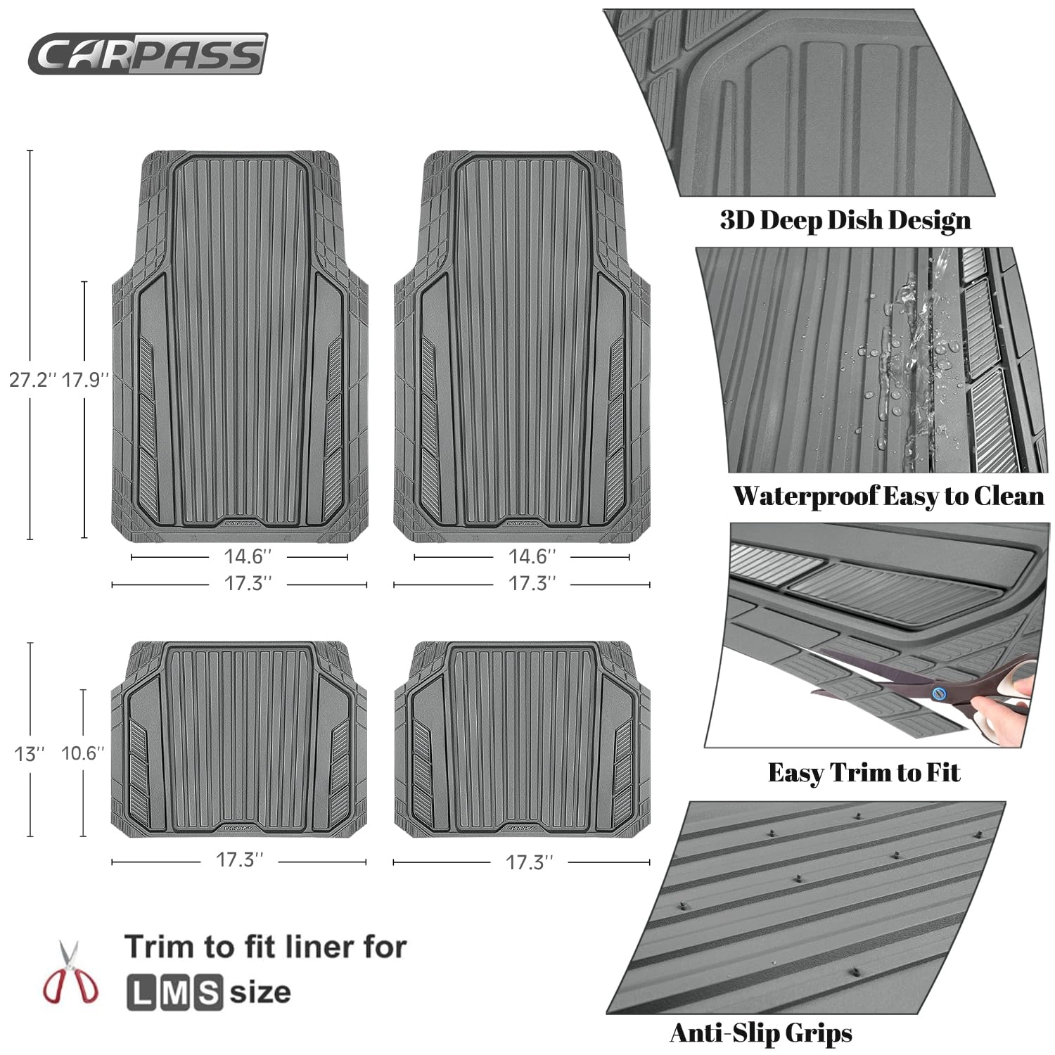 JD067S-PK0-4P-V5 - Heavy Duty All-Weather 4 Piece