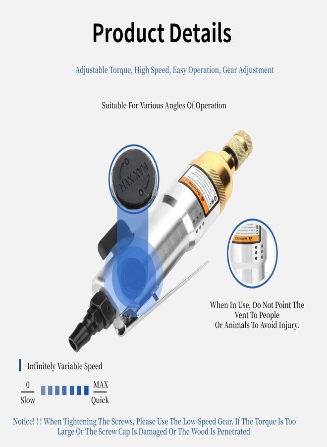 1/4'' Pneumatic Screwdriver