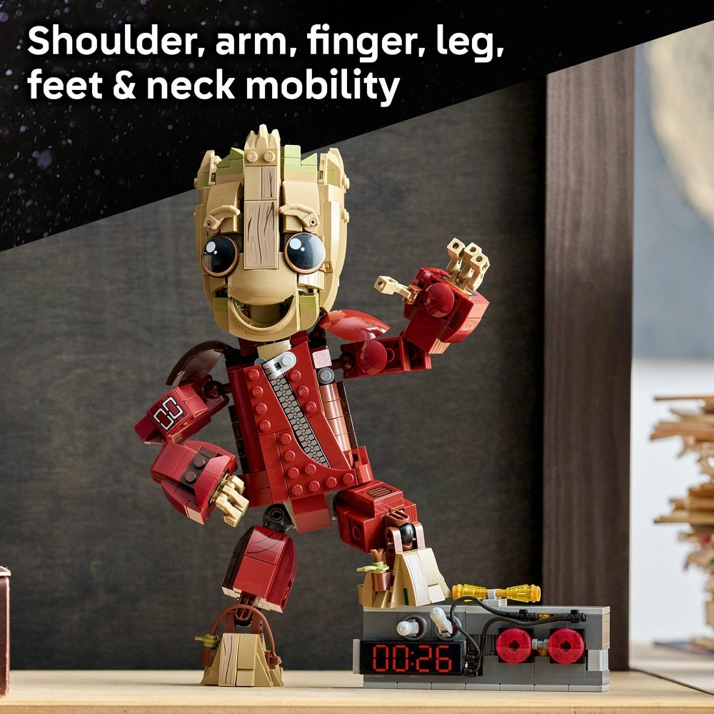 Marvel LEGO Ravager Jumpsuit Groot (76341)