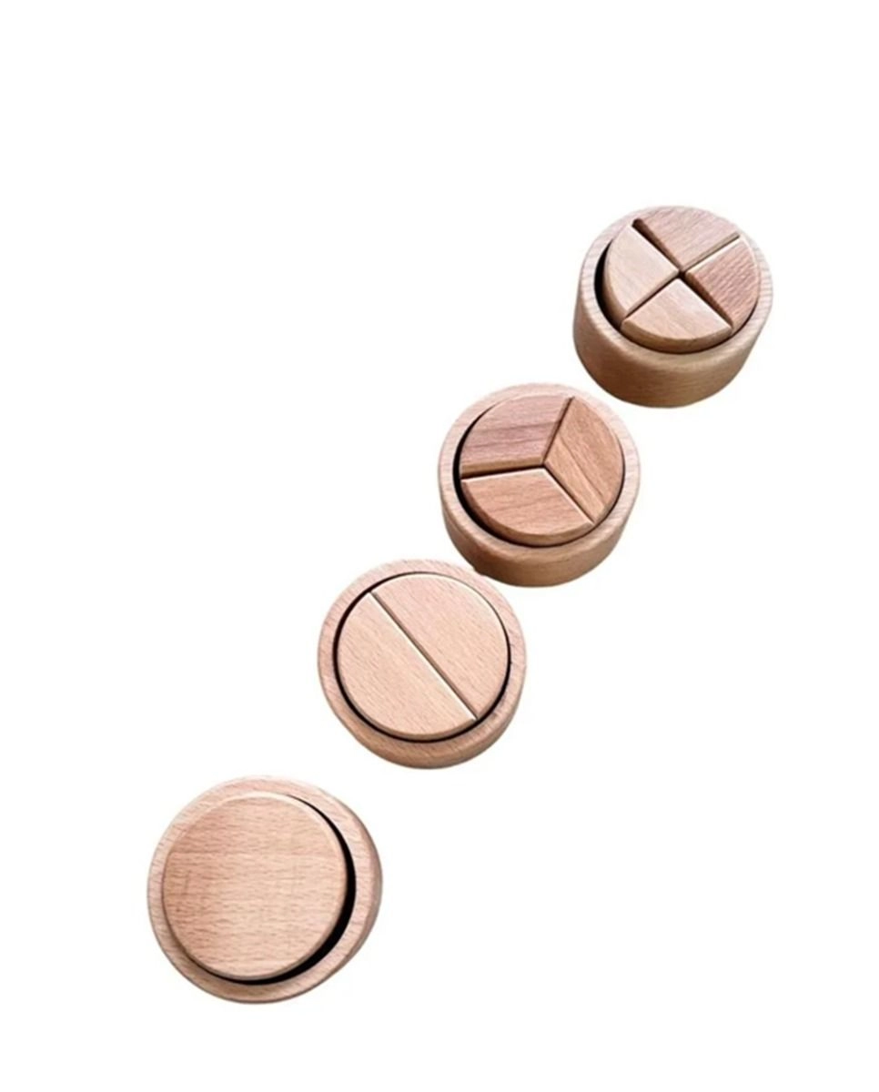 Edu Fun Fraction Cups Circle - Suitable for 3 years and above 14 Pcs