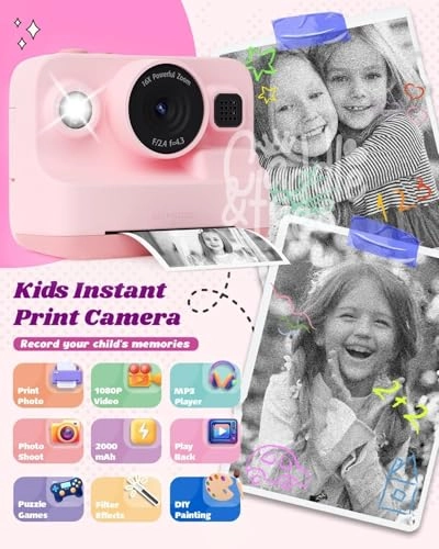 DC-C001 - 2.4 Inch Screen Instant Print Purple
