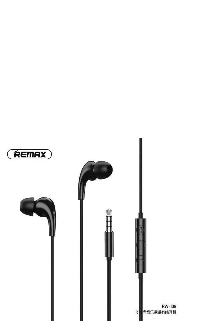 Remax RW-108 Wired Earphone