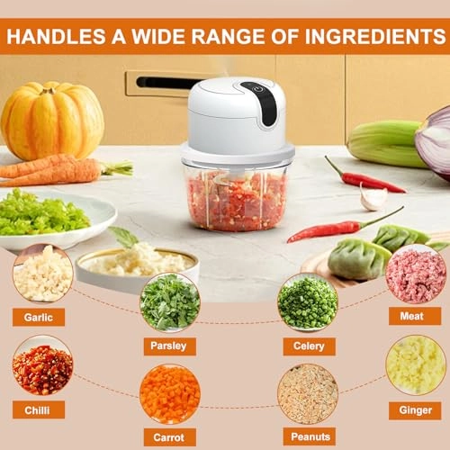 Electric Kitchen Chopper - 350 ml Battery Powered