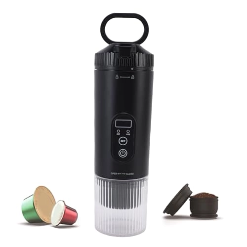 Portable Electric Espresso Machine - K capsules ground coffee