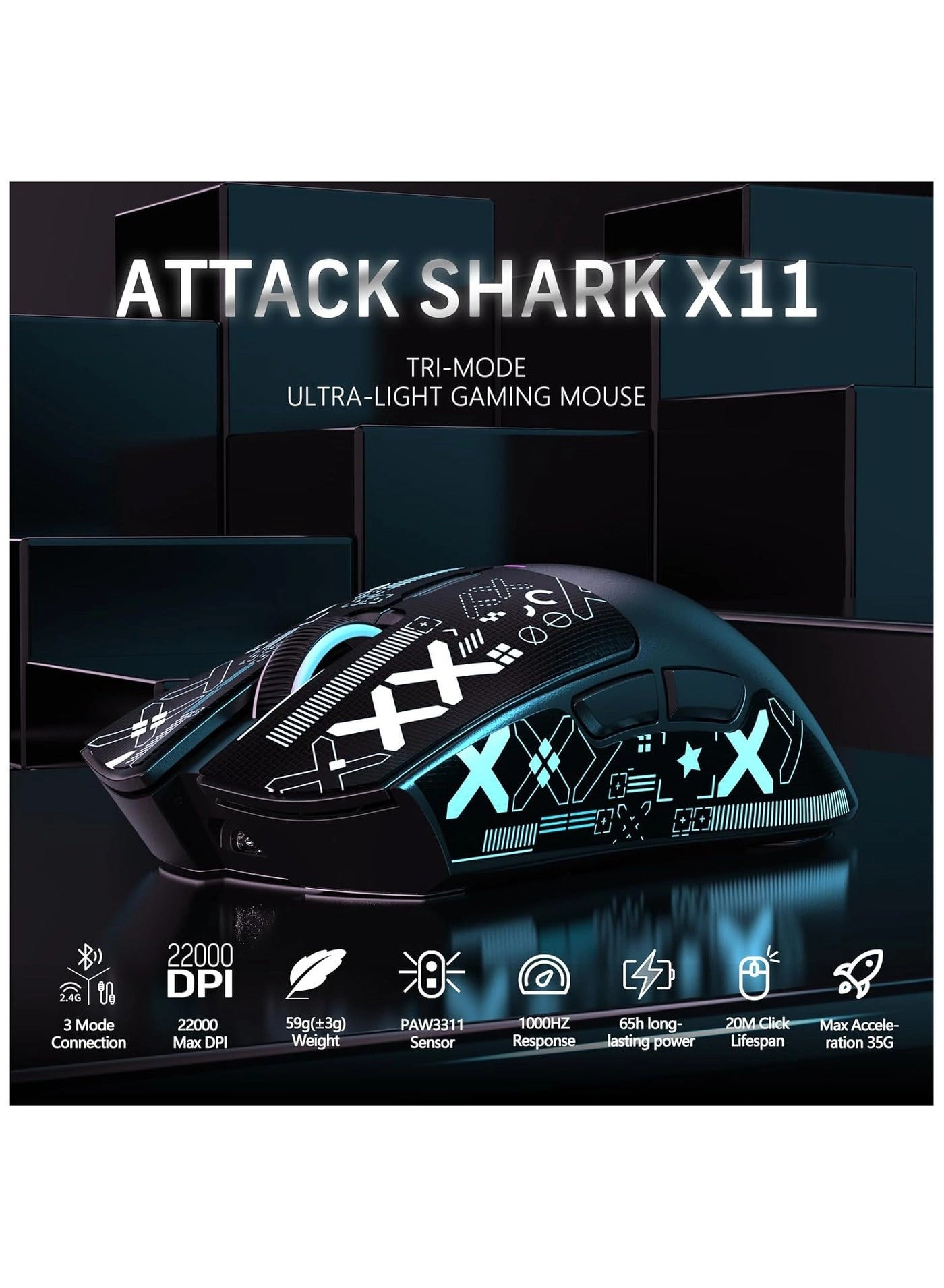 X11 Gaming Mouse - Wireless