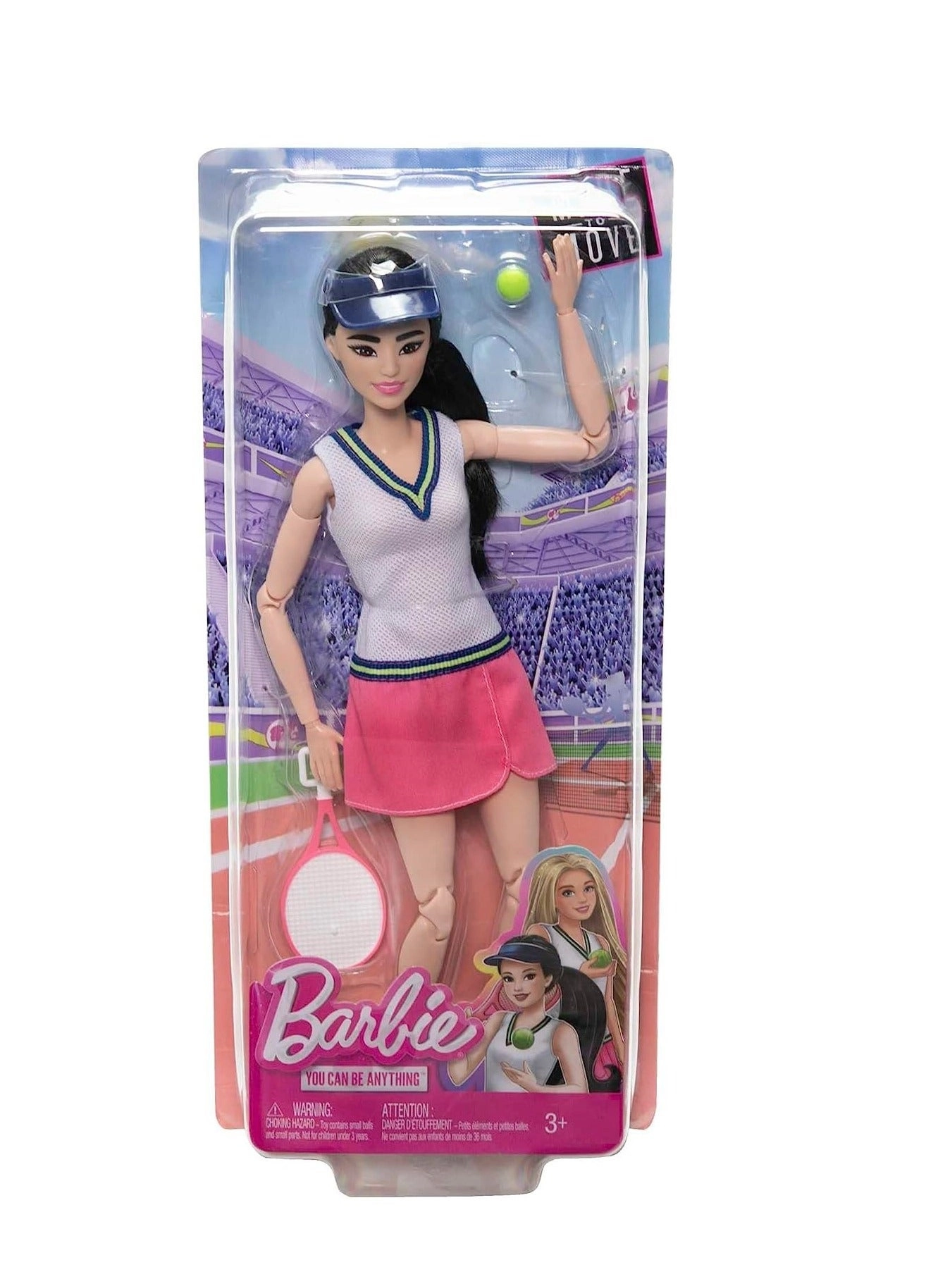 Barbie Made To Move Tennis Player Doll
