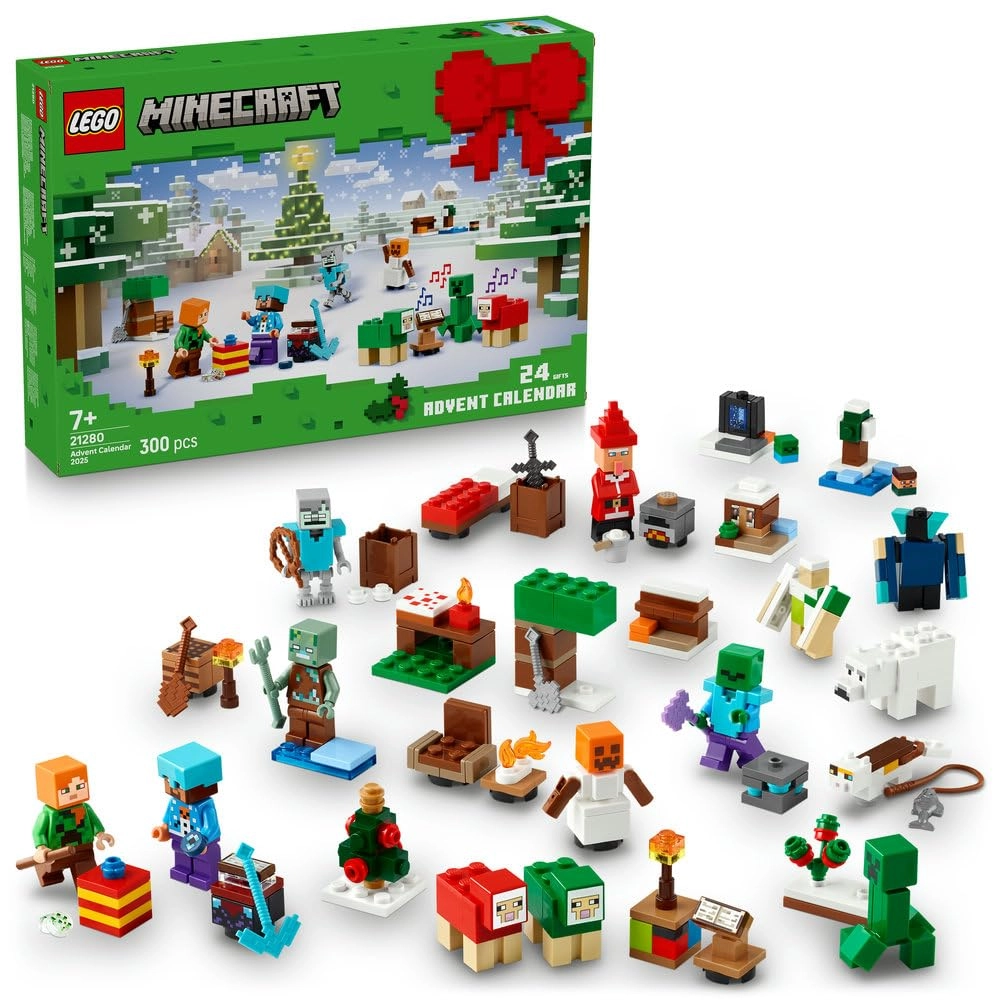 LEGO Minecraft Advent Calendar 2025 (21280) - 24 Surprises 7+ Years
