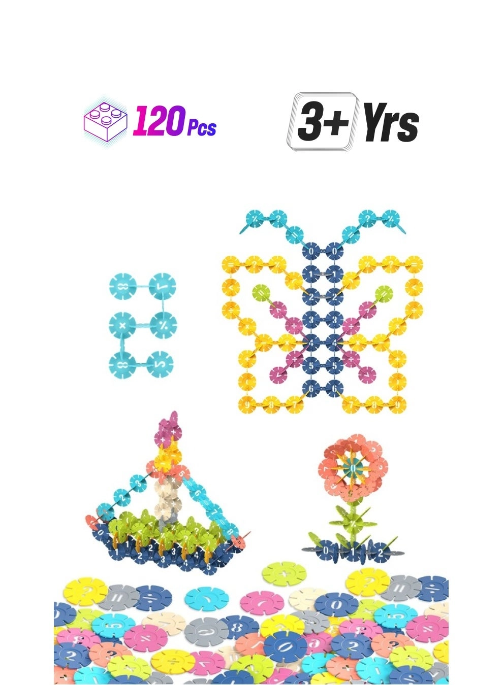 Loquat Flower Building Blocks - 120 pcs