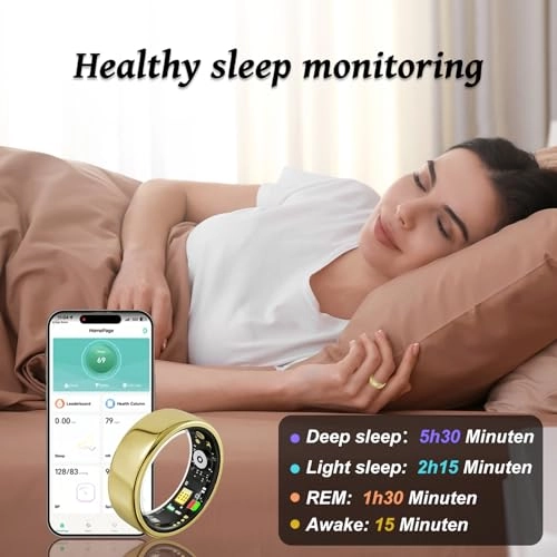 Smart Ring - Black Heart Rate