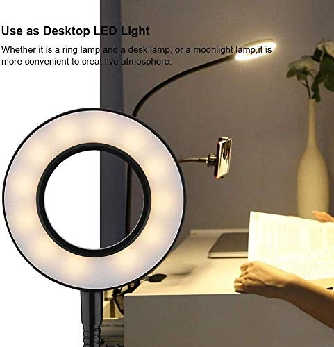 Ring Light LED - 6" Tripod 3 Light Modes