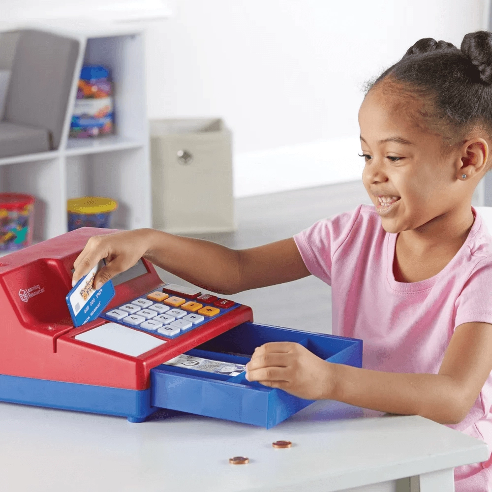 Pretend & Play Calculator Cash Register - Suitable for 3 years and above 47 pieces