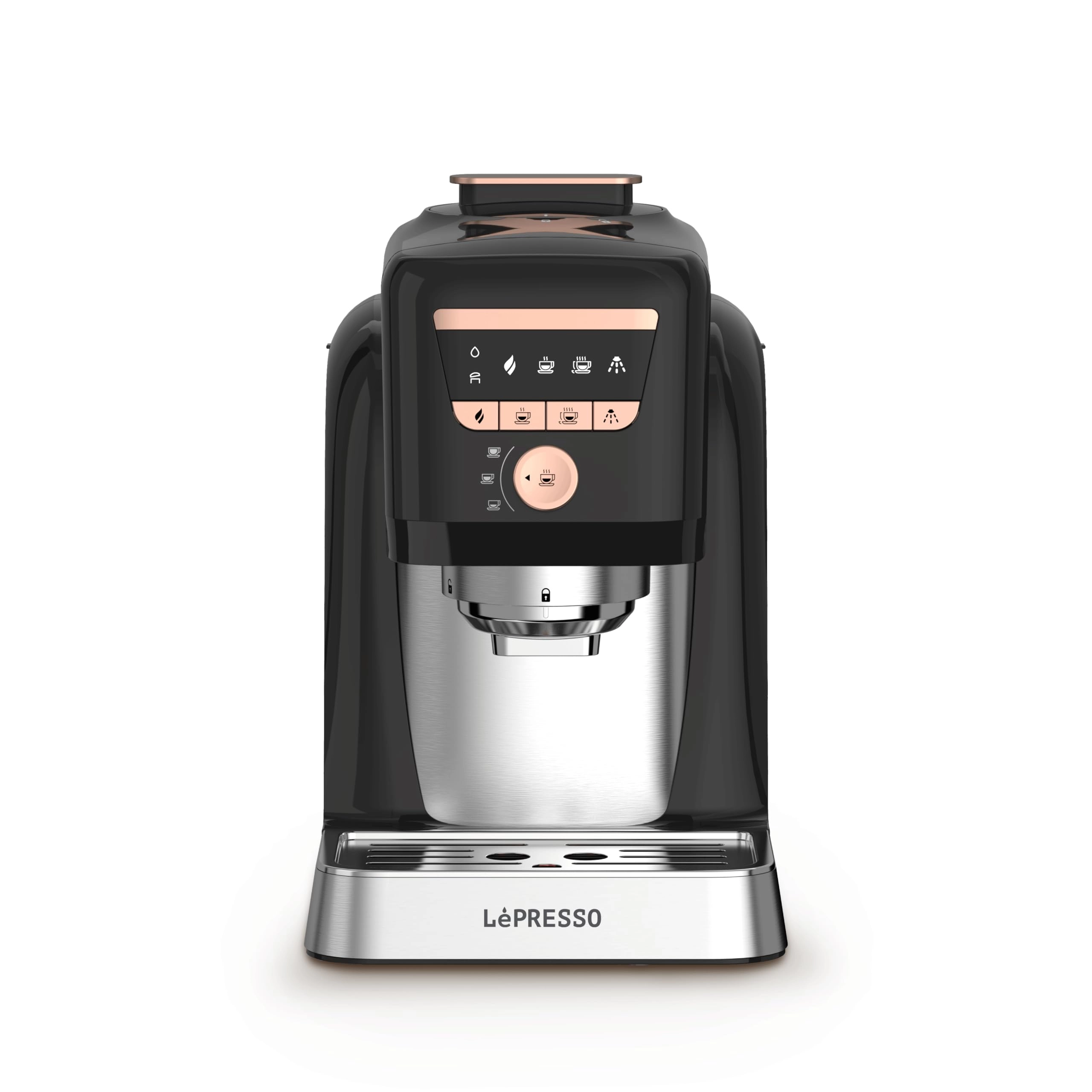 LePresso KAVEMYSTIQUE LPCFFKM0041BK - Digital Control Panel Self-Cleaning
