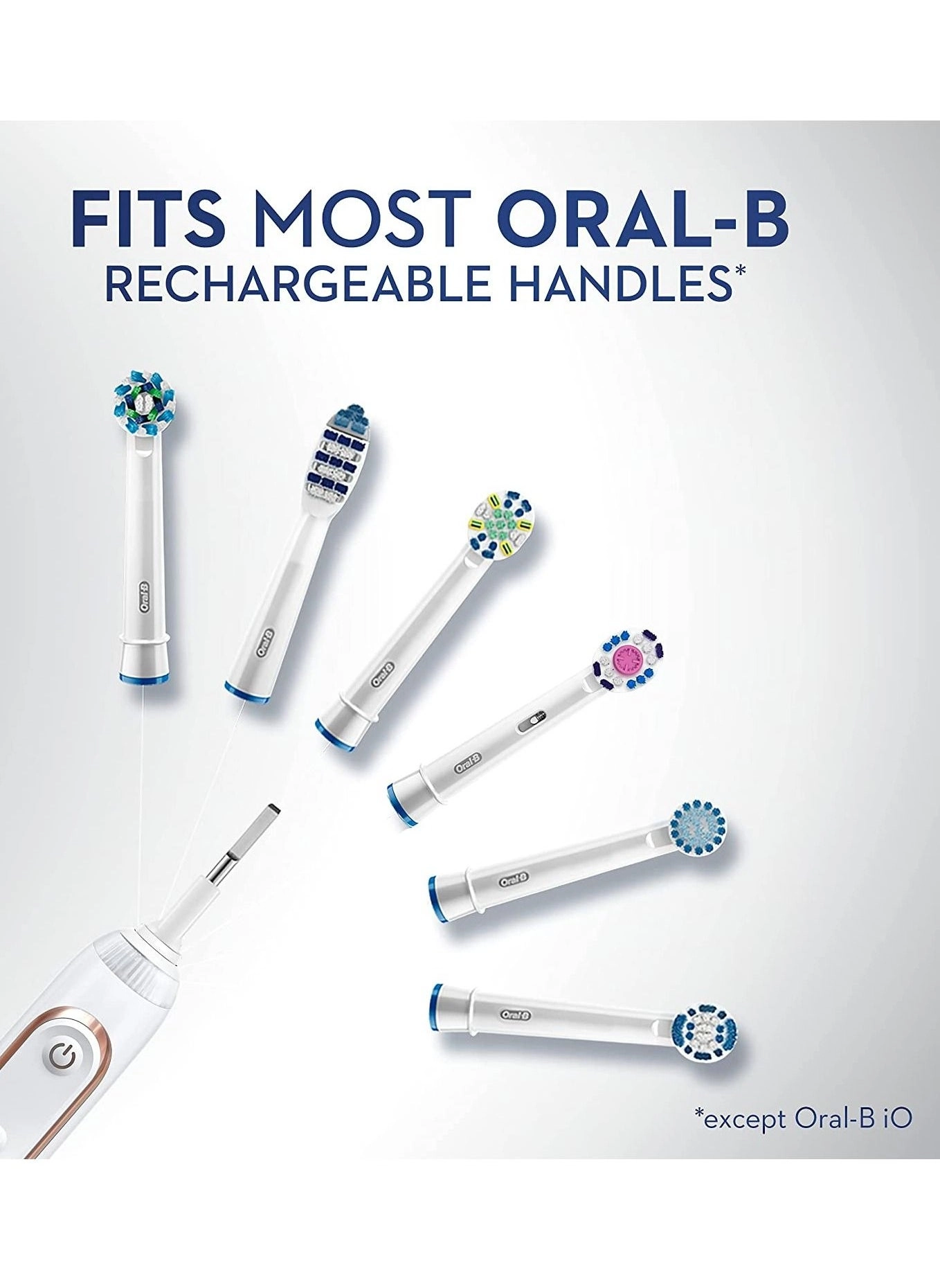 CrossAction - EB50 + 3DWhite - EB18p + Sensitive Clean - EB17S + FlossAction - EB25