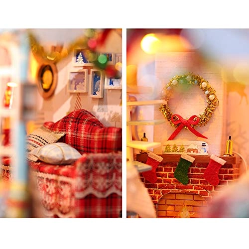 DIY Miniature Dollhouse Kit - Tiny House 1:24