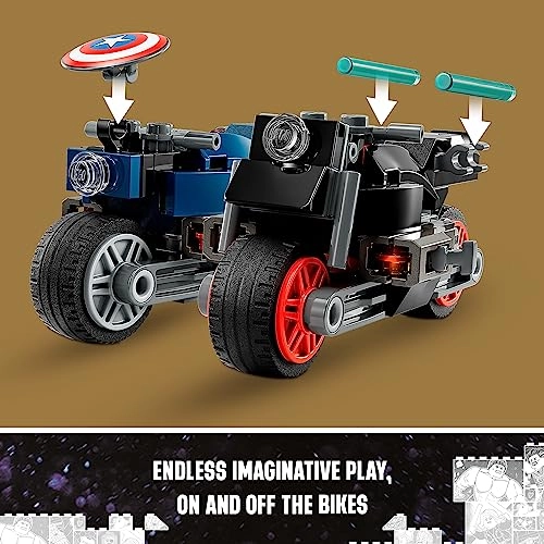Marvel Black Widow & Captain America Motorcycles (76260)