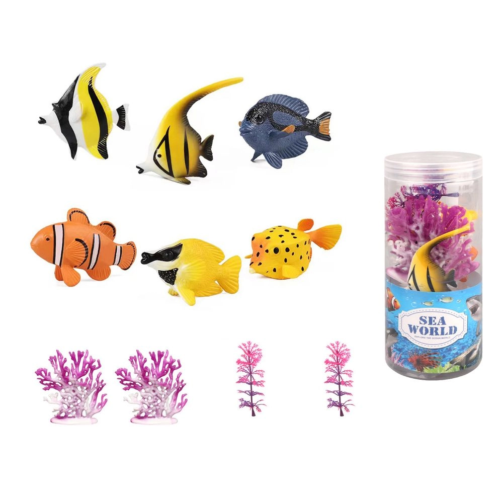 Tropical Fish Toy Set (34212842-KZ956_024E) 10 pcs