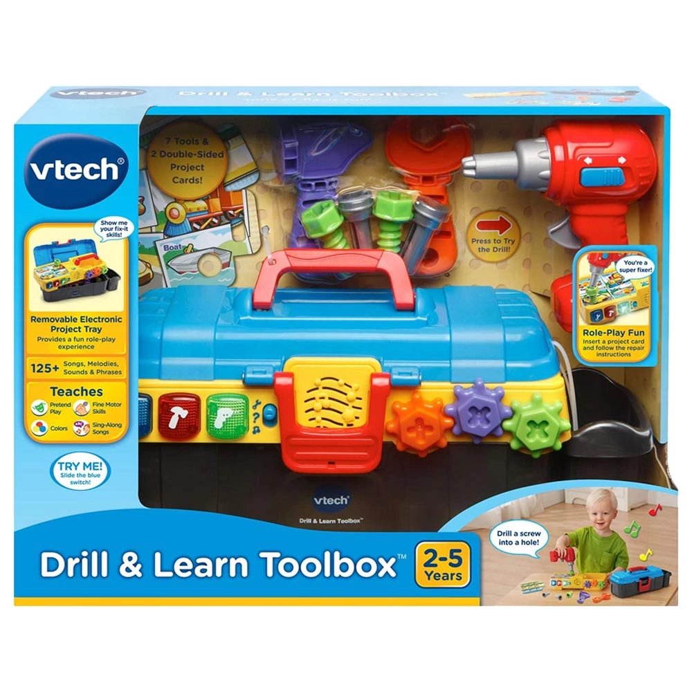 Drill And Learn Toolbox - 2 to 5 years