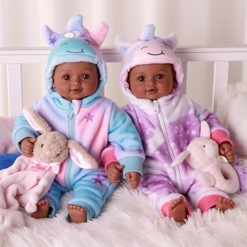 BABESIDE Reborn Baby Doll - 17 inch Soft Body Twins Ages 3+
