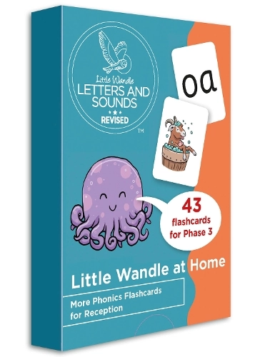 Collins Little Wandle at Home More Phonics Flashcards - 4 - 6 years 43 piece(s)