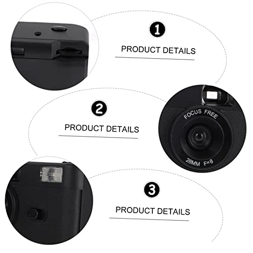 Point & Shoot Film Cameras - 35mm Built-in Flash Reusable