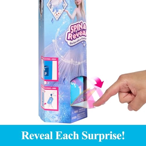 Elsa Fashion Doll - Spin & Reveal 11 Surprises Ages 3+